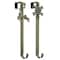 Haute Decor Antique Brass Reindeer & Snowflake Adjustable Hangers, 2ct.